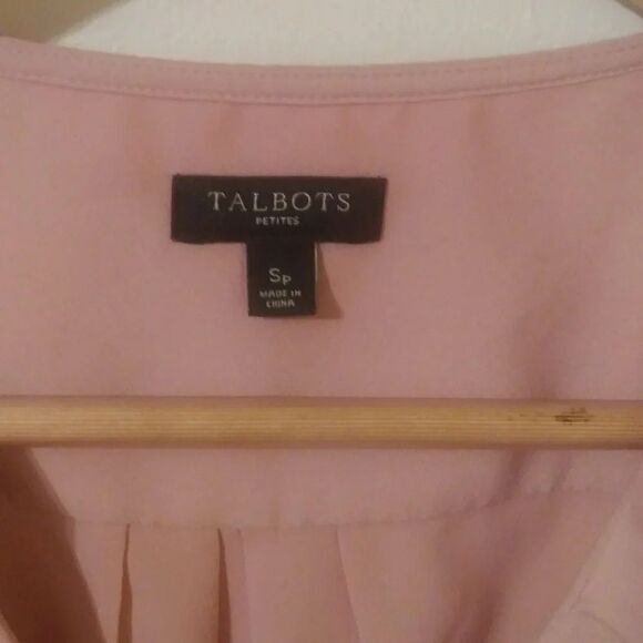 Talbots Petit Ruffled V Neck Tank Top size… - Picture 4 of 11